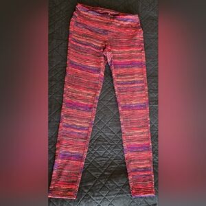 Athleta Multicolor Striped Leggings
